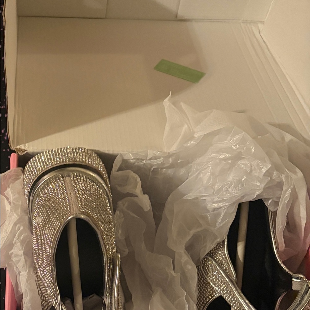 Dolls Kill Silver Heels